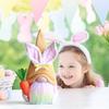 Gnomo di Pasqua Peluche Elfo Decorazioni, Gnomo Coniglio Fatto a Mano Bambola Senza Volto Ornamenti di Pasqua, Decorazione Casa Primavera Pasqua Ornamenti Regali