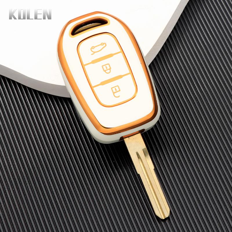 

2 3 Кнопки ТПУ Чехол Оболочка для Ключа Автомобиля Для Renault Kwid Traffic Symbol Для Dacia Sandero Logan Duster Защита Брелок Аксессуары
