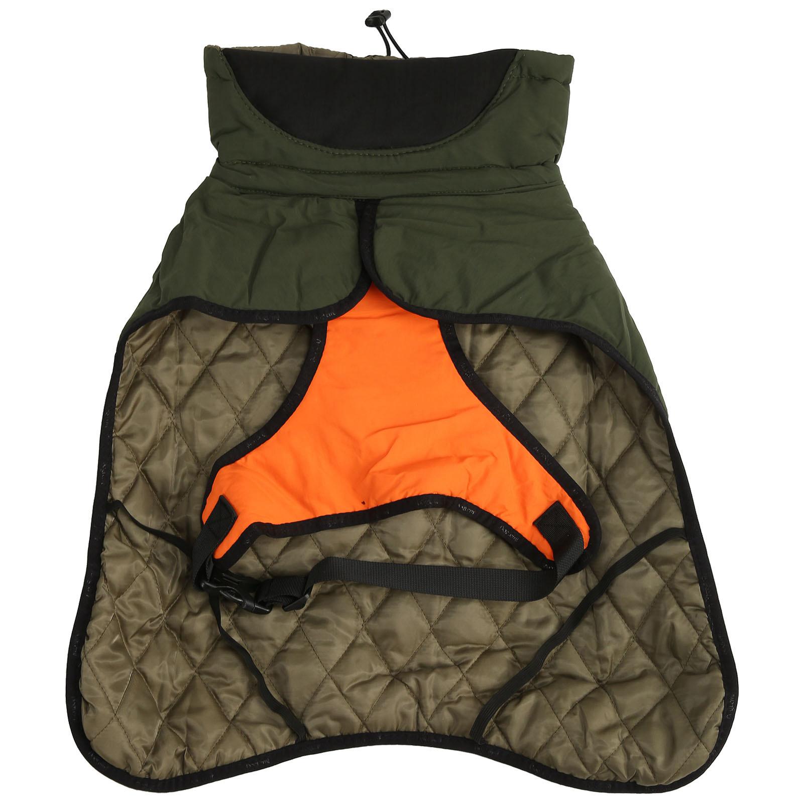 Dog Winter Coat Warm Laminated Cotton Thickening Waterproof Dog Cold Weather Jacket for Outdoor M