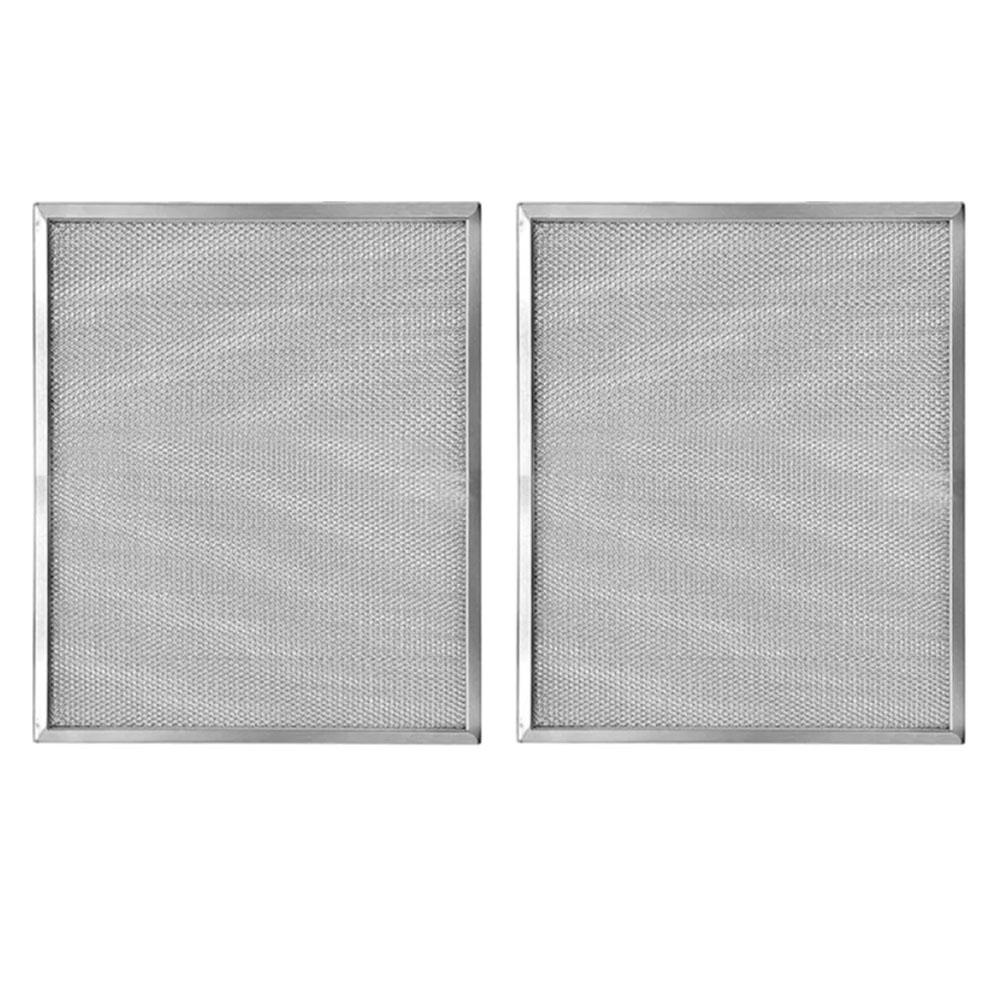 103793 Range Hood Filters 288mm X 362mm X 8.7mm Aluminum Black Silver