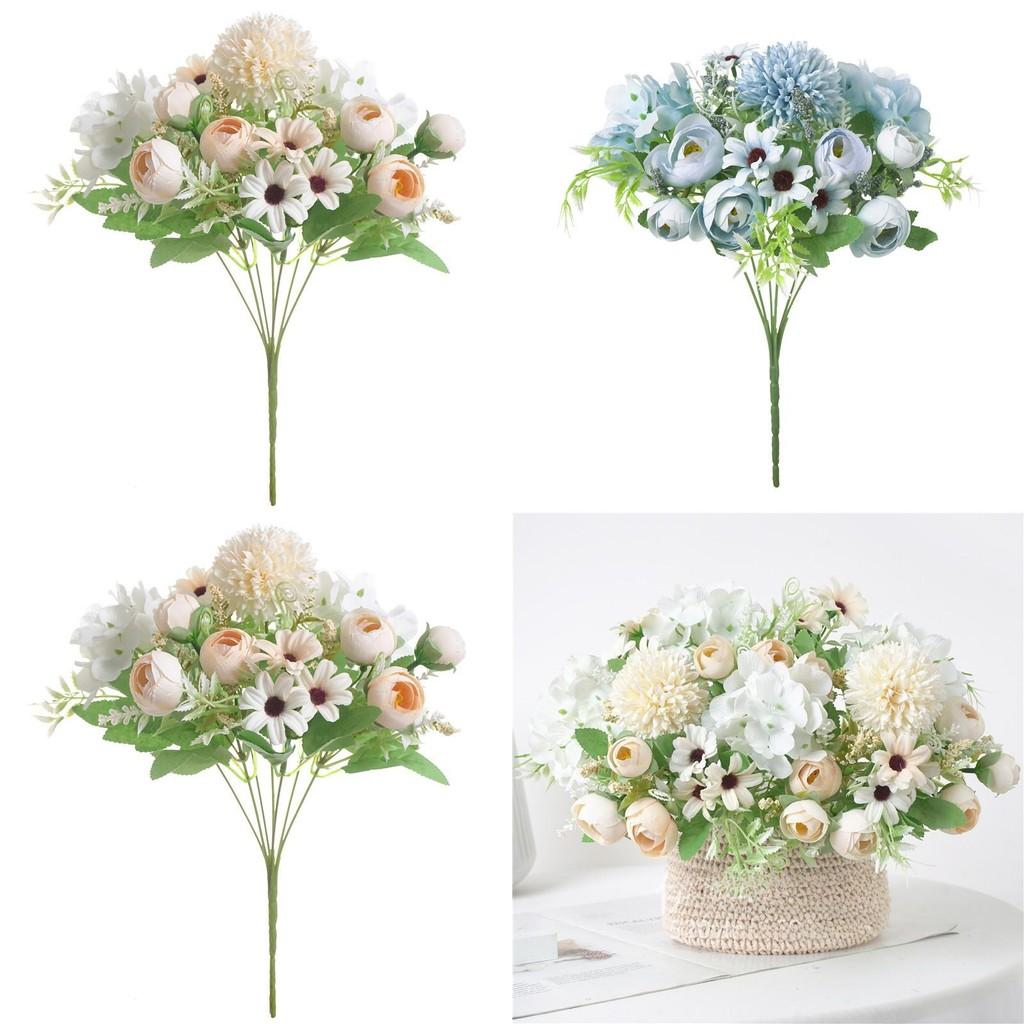 Elegante Seiden-Kamelien-Blumen für Hochzeitsdekoration mit künstlichen Blüten für Fotografie und Heimstyling