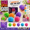 Faccina Felice Pompon Fiore Soffice Grano Malto Zucchero Spremi Gioca Sollievo dallo Stress Rimbalzo Lento Giocattolo Sollievo dallo Stress Creatività