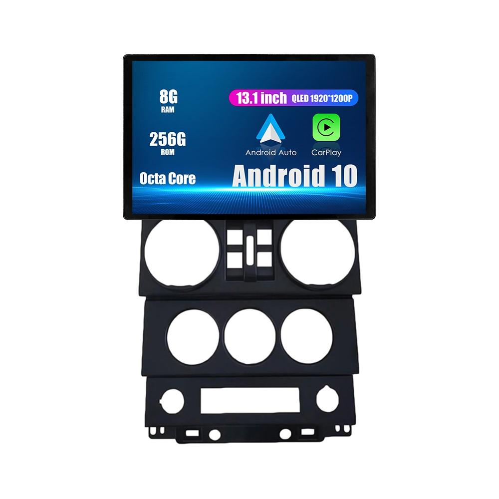 Android Radio 13.1" Car Stereo Navigation Headunit Multimedia Player GPS For Jeep Wrangler 2008-2010