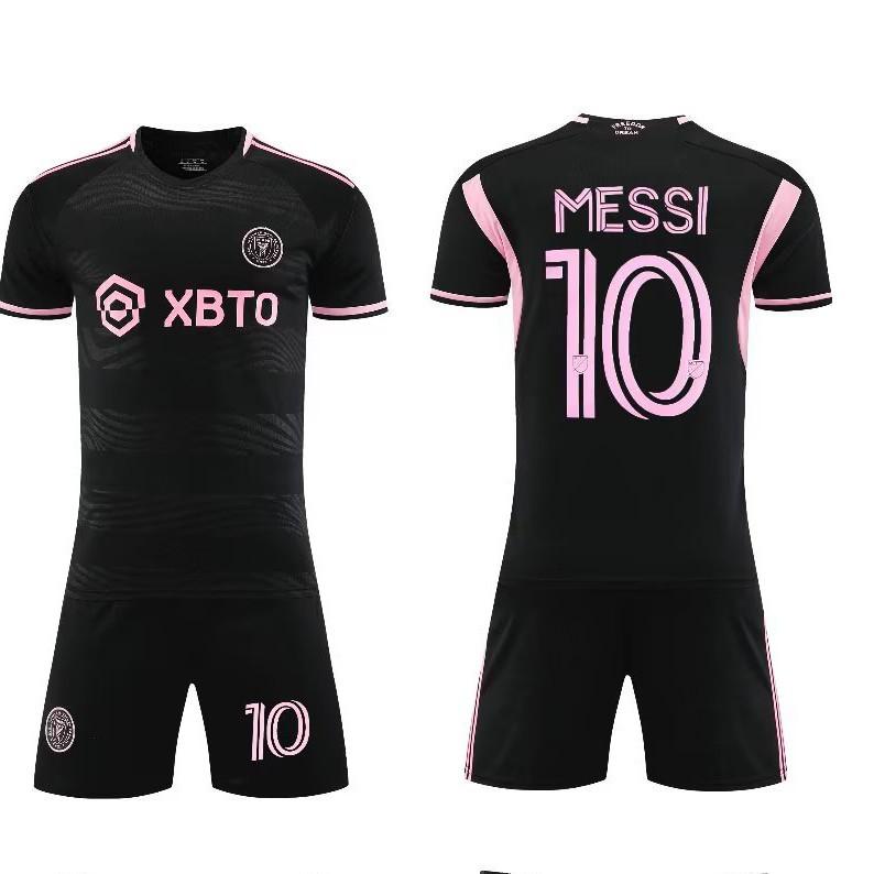 23-24 Miami Venkovní č.. 10 Club Podzimní Oblečení Fotbalový Dres Dětský Dres Velikost 14-2XL