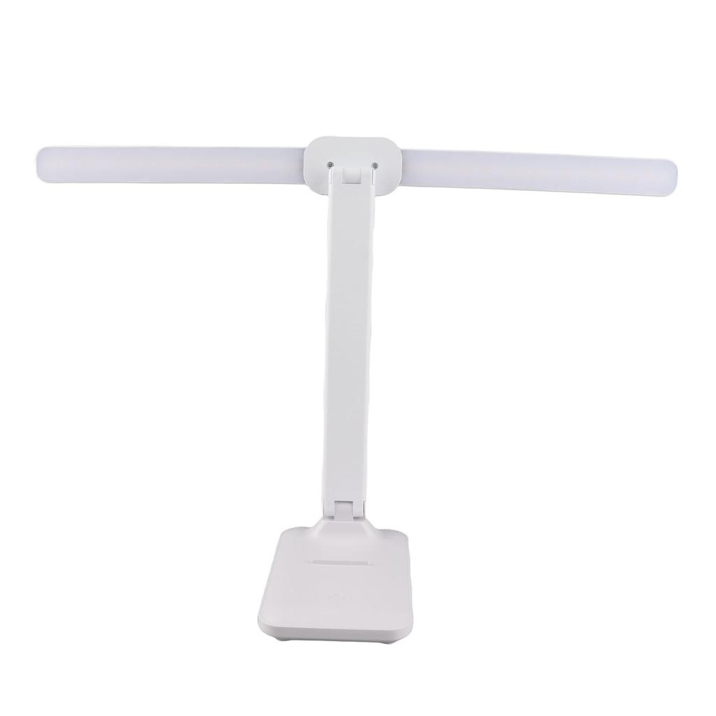 2 Köpfe Schreibtischlampe 3 Farben Stufenlos Dimmbar Flexibel Touch Studien Schreibtischlampe für Schlafzimmer Wohnheim Stecker Version