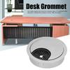 4PCS Brushed Silver Wire Hole Cover 2 Inch Cable Hole Cover Sturdy Desk Cable Grommet  Home Office