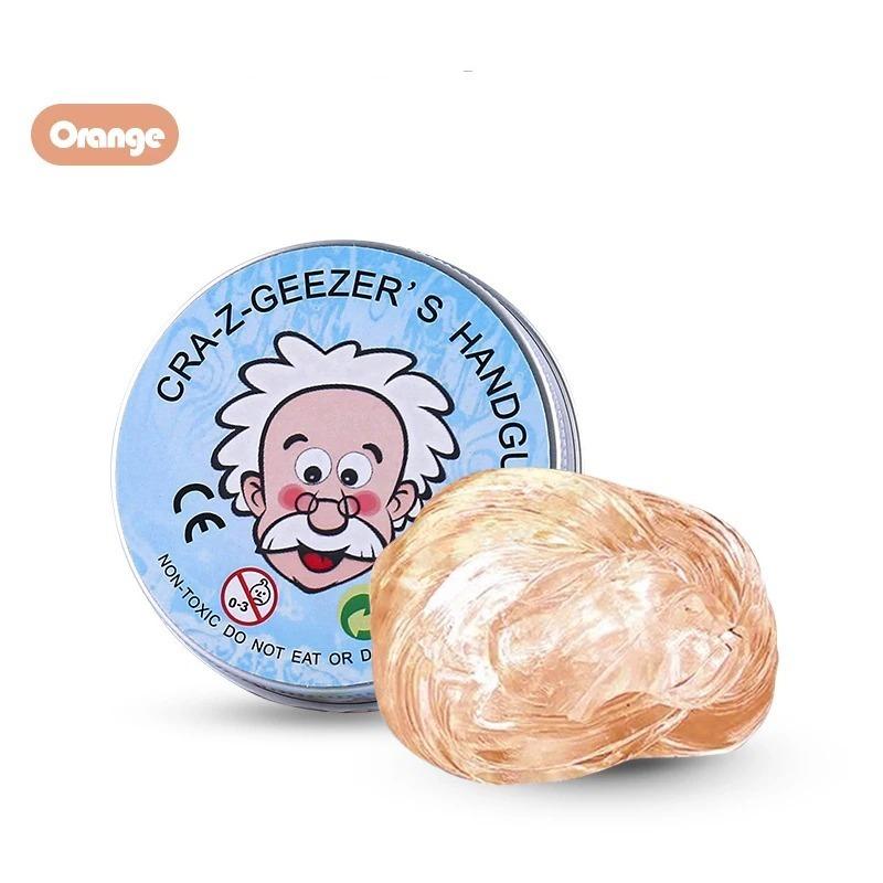 Colorful Non-Newtonian Liquid Fidget Toy Transparent Elastic Scale Ratio Modeling Crazy Stress Putty with Tin Sensory Bouncing Toy Gift Present