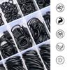 740pcs Nitrile Rubber O-ring Kit NBR Seal Gasket O Ring Repair Kit For Car Auto Vehicle Repair Oil Resistant O Ring Set Boxed