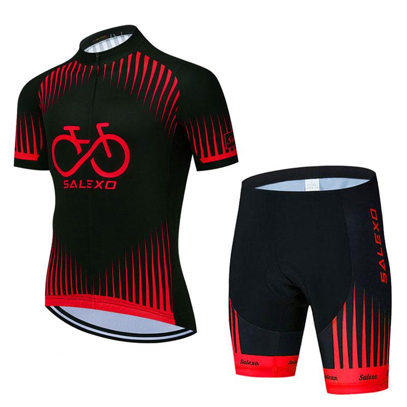 2026 Summer Breathable Cycling Suit Set Men New Short Sleeve Road Team Bicycle Jersey Cycling Clothing Bib Shorts Suits Bike Wear Clothes