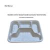 Biodegradable 4-Compartment Takeout Meal Box