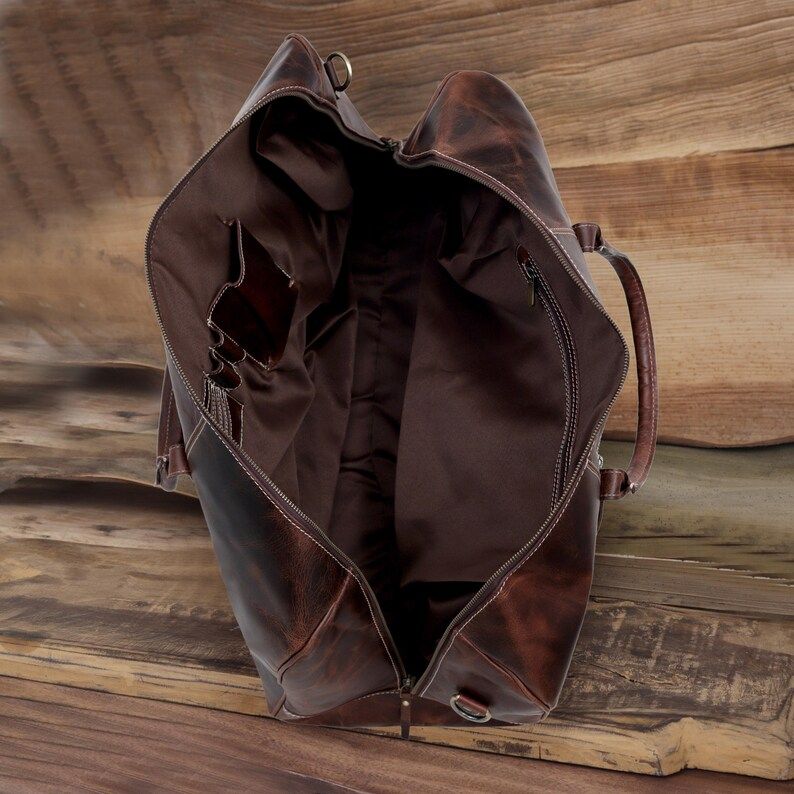 Handmade Leather Sports Duffle Mens Leather Travel Duffel Bag Overnight Bag Weekender Carry on Cabin Bag Christmas Gift Leather Duffel Bag