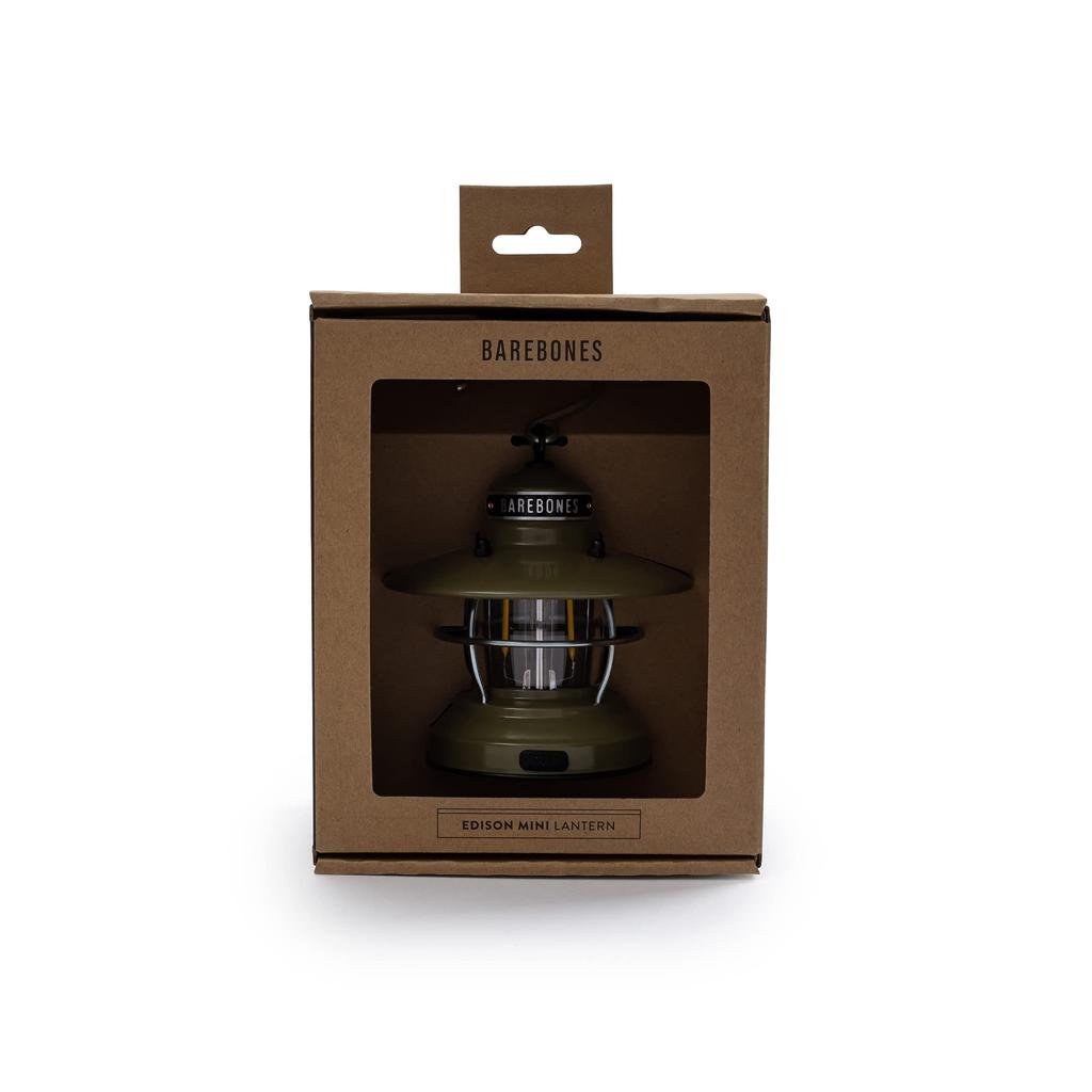 BAREBONES Mini Edison LED Lantern, Olive Drab [Official Japanese Distributor]
