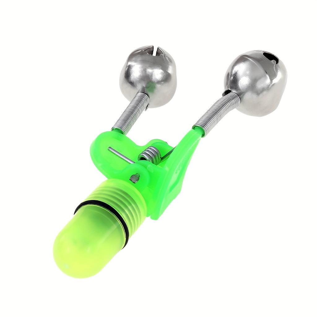 10pcs Fishing Bite Alarm Bells Glow in Dark Fishing Bell Alarm for Outdoor Night Fishing Activity