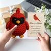 Positive Crochet Puppy Desktop Decoration Birthday Gift Holiday Gift