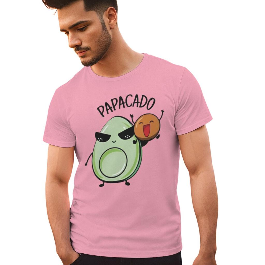 Cartoon Papacado Mamacado Print Couple Matching Tshirt Valentines Day Gifts Women Men Fun Avocado Tees Fashion Lovers Tshirts