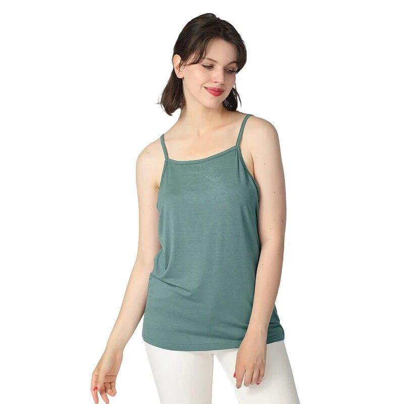 

Майка для женщин больших размеров, майки на бретельках, однотонные топы на бретельках, мягкий эластичный топ для сна, одежда для дома, топ 5XL