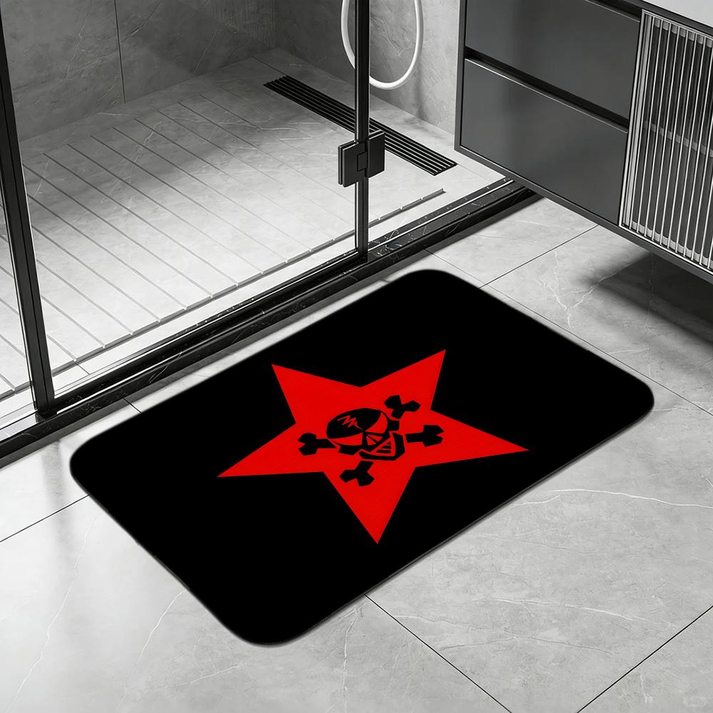 Band D-Die T-Toten H-Hosen Floor Mat Diatomite Bath Mat, Quick Dry, Absorbent, Multi-Scene Mat 40cm x 60cm