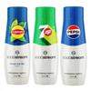 3 Syrups Sodastream Lemon Ice Tea + Pepsi + 7Up For Soda Maker