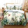 Floral Bedding Set 3D Printed Nature Beauty Duvet Cover Set Soft Skin-Friendly Single Double King Size for Adult Home Textiles
