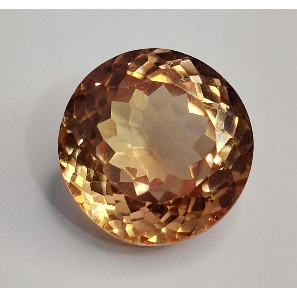 Fabulous Natural Padparadscha Sapphire 10-12 Ct Round Cut Certified Gemstone