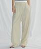 CITYBREEZE Cool Air Back Elastic Single-Pleat Wide Pants_Light Khaki