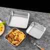 UOSUUOSU Stainless Steel Square Snack & BBQ Tray