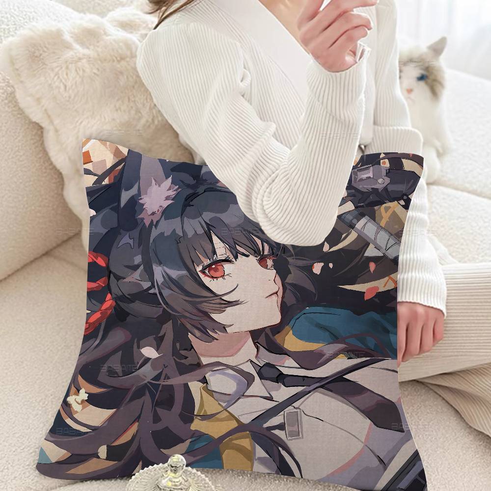 Zenless Zone Zero Hoshimi Miyabi Pillow Gift Home Office Decoration Pillow Bedroom Sofa Car Cushion CoverPillow Case