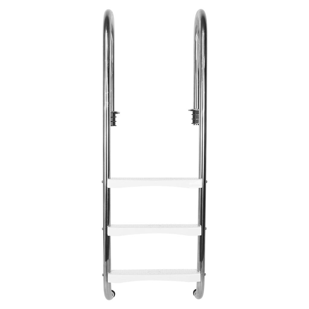 Scară Piscina 3 Trepte Siguranță Pedală Scară Antiderapantă Trepte din Oțel Inoxidabil Echipament Baie Înot
