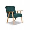 Armchair PRL Retro Vintage Set SOLER Family Furniture Green Corduroy Anafi
