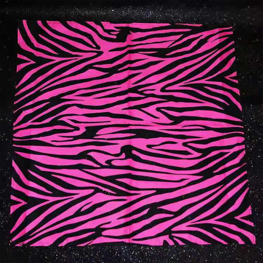 Zebra Headwrap Pink Zebra Bandana Zebra Headscarf Y2k Bandana Top Women Handkerchief Turban HeadWrap Y2k Headscarf