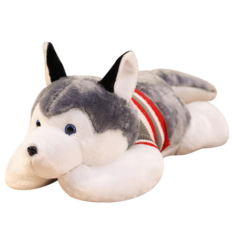 Plush Husky Toy Cartoon Cute Soft Fill Doll Room Decoration Child Holiday Gift