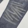 Purple Ripped Jeans - Men's Trendy Autumn Korean Style Trousers