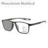 Photochromic TR90 Anti-blue Light Multifocal Reading Glasses New Progressive Near Far Eyewear Men Women Sports Eyeglasses