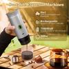 3 In 1 Portable Espresso Machine, Automatic Heating Car Coffee Maker with USB C Port,