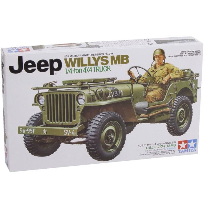 Maquette Jeep Willys 1/4 Ton Tamiya - Modèle Détaillé À L'échelle 1/35