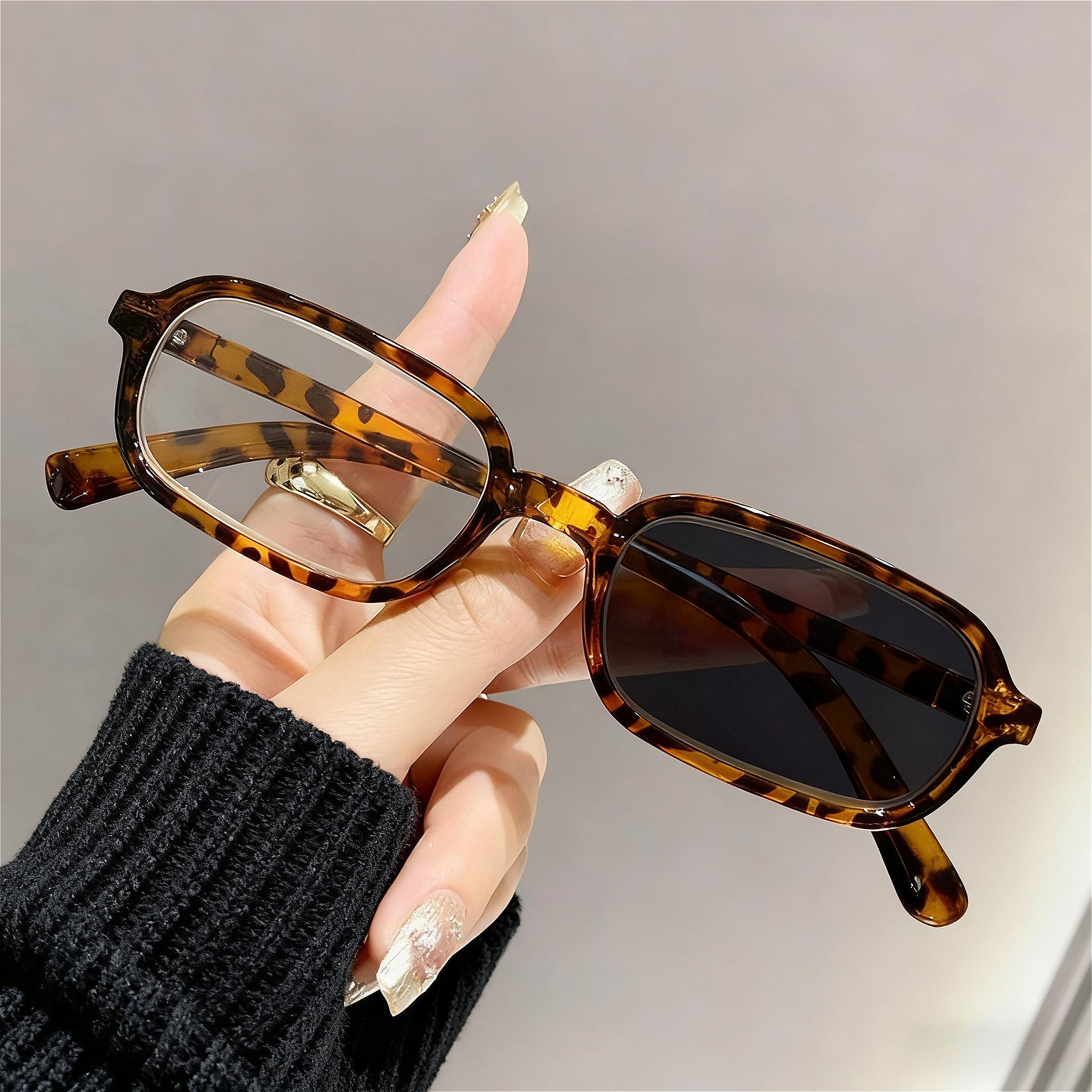 

for Men and for Women s Photochromic Myopic Eyeglasses Fashionable Square Shape Frame Myopic Eyeglasses High Definition Anti-blue Light Eyeglasses Anti-blue Light 0