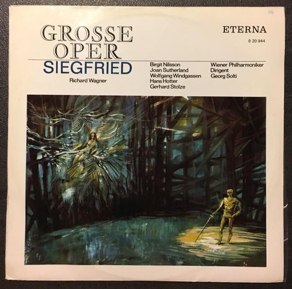 

Виниловая пластинка RICHARD WAGNER BIRGIT NILSSON J Зигфрид 820944 ETERNA 1969 Немецкая Дем Классика Б/у