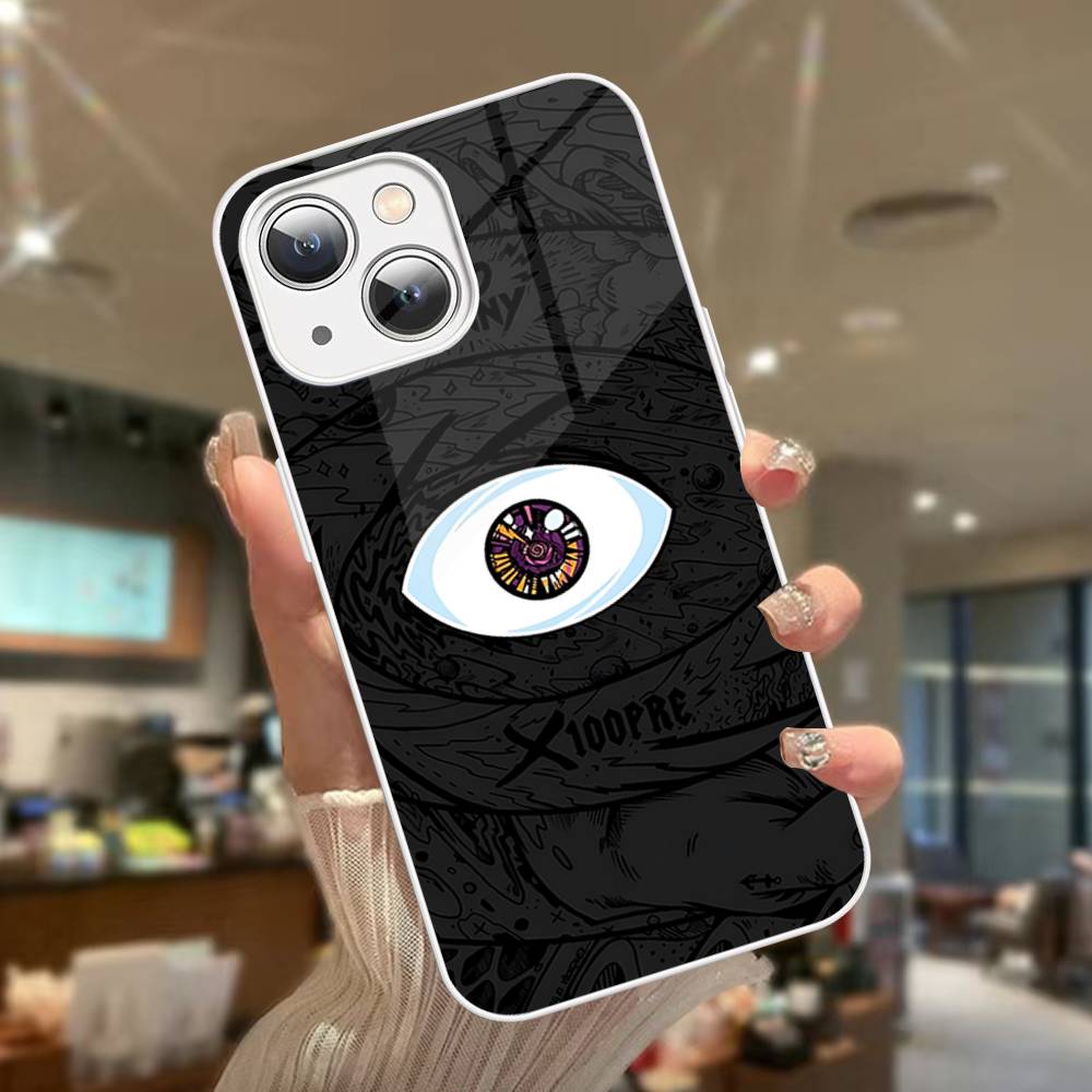 B-Bad Bunny Art For IPhone 14 13 12 Mini 11 Pro XS Max X XR 14 Plus Tempered Glass Cover