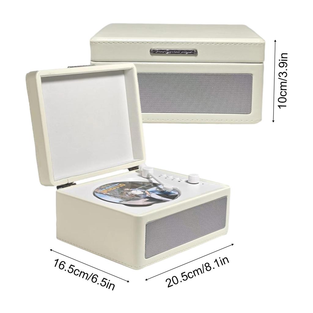 CD Player Multifunctional Tray Type BT Cassette Record Player Sound Turntables High Fidelity Sound Quality USB Drive