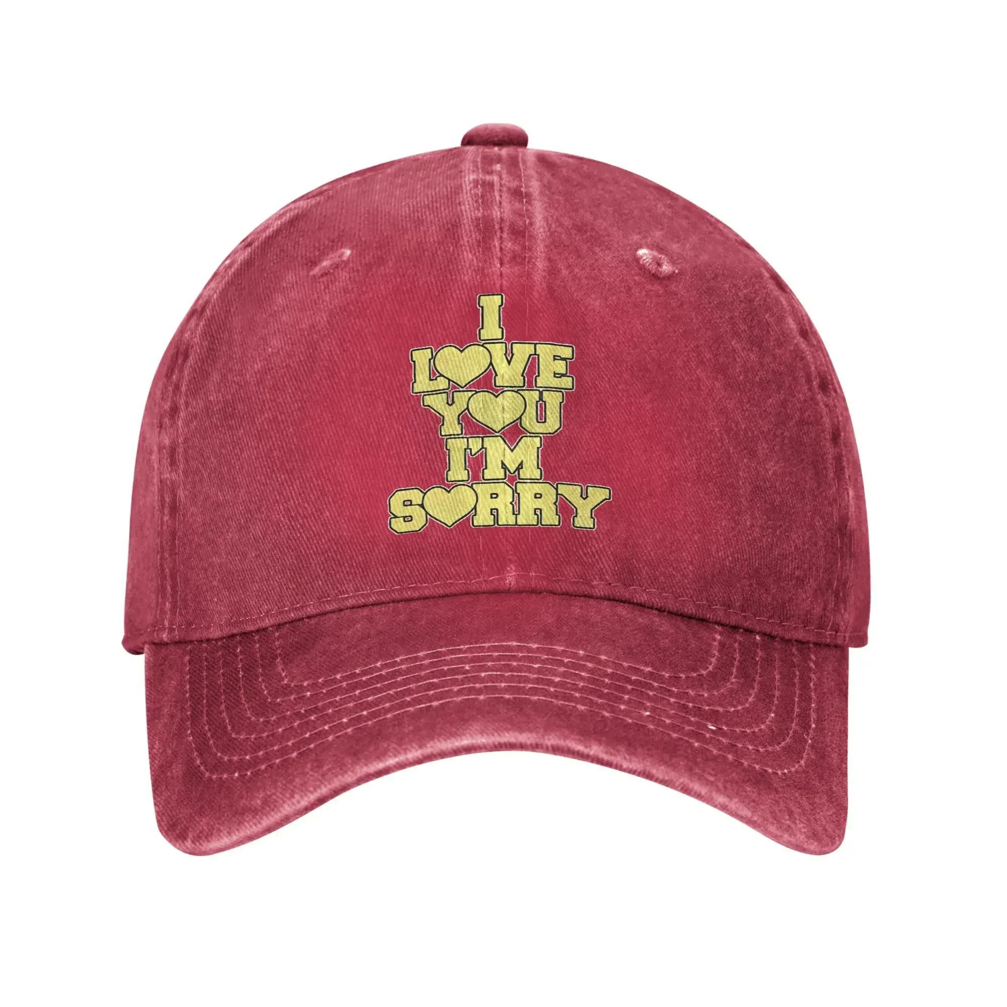 

I Love You I Am Sorryg Gracie Abrams Baseball Cap Sun Kpop Rock Hot Sale Washed Hip Hop Hats Unisex Women yk Cute Baseball Caps One Size