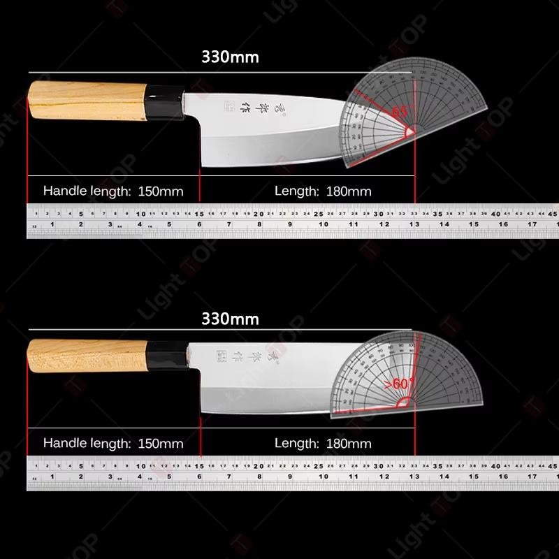 Japanese Professional Kitchen Knife Salmon Sashimi Knife Sharp Meat Cutting Fish Raw Knife Chef Knife Kitchen Accessories