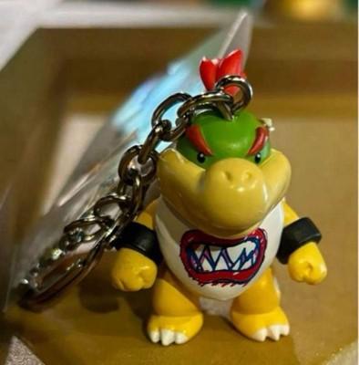 USJ Super Nintendo World Bowser Jr. Keychain Logo Plate Japan Exclusive