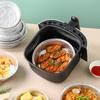  Fryer Tinfoil Plate Household Oil Absorbing Paper Oven Baking Tray Aluminum Foil Bowl Food Oil-proof Tinfoil Barbecue Plate