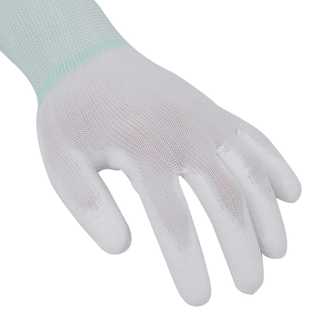 Bulk 100 Pairs Pairs X 10 Urethane Work Gloves with Backless Size 13 White [ACE] Purchase (10 Pairs) Lining, L, Gauge, No. 1761,