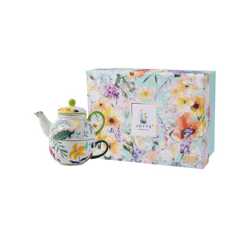 JOYYE Portable Single-Person Ceramic Tea Set