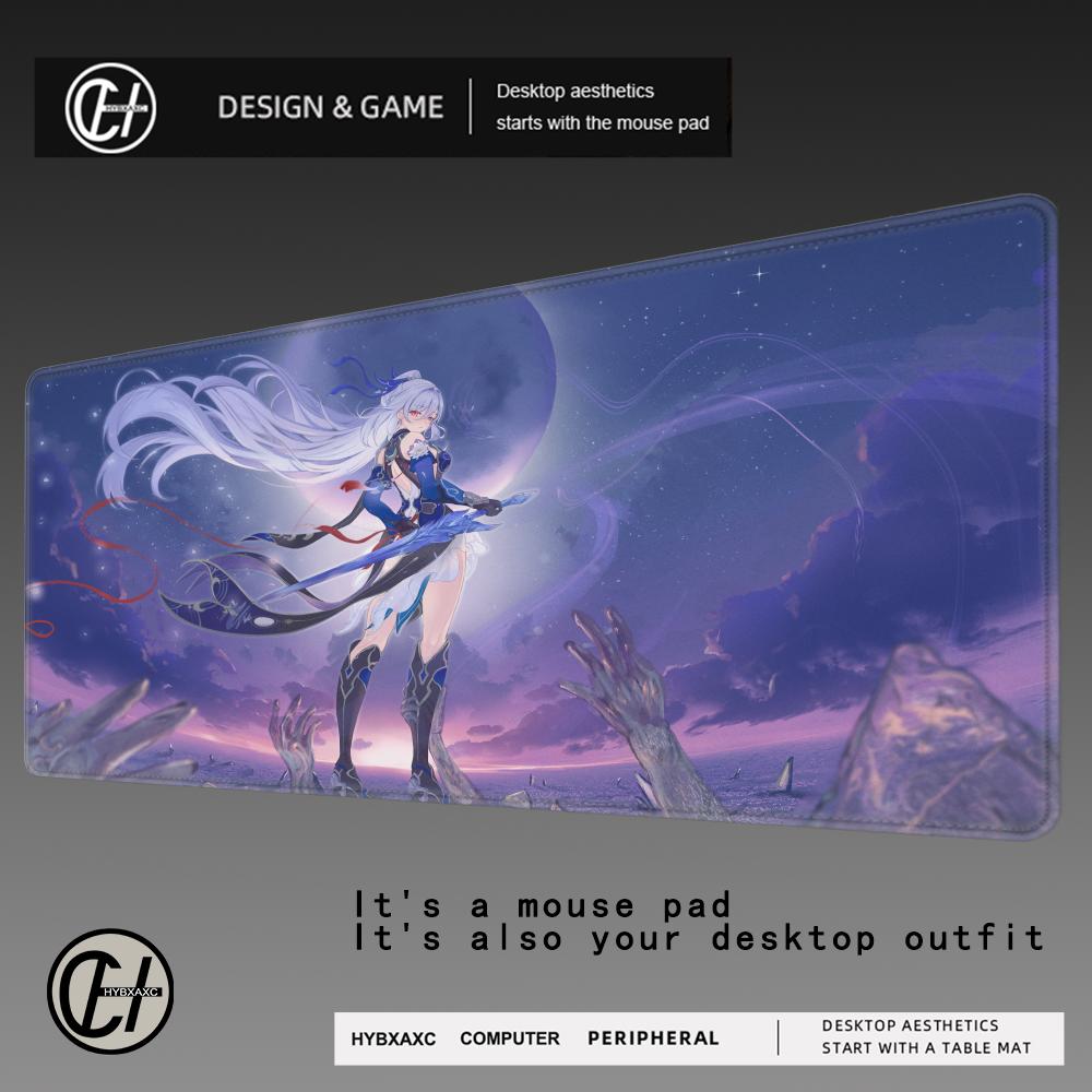 Jing Liu Mouse Pad Honkai Star Rail Jingliu Large Mousepad Computer Keyboard Padding Anime Gaming Accessories Desk Mat