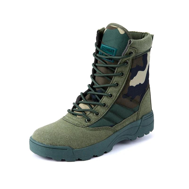 Men's Boots 2025 New Combat Training Man's Shoes Outdoor Sport Climb Mountains Cross Country Camouflage Mens Sneakers