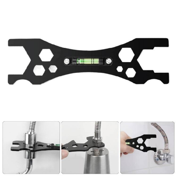 Faucet Wrench for Tight Space Under Sink Wrench Faucet Tool Multifunctional Sink Plumbers Wrench for Bathroom