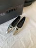 Fashion 2025 New Slip-On Outdoor Casual Comfort Basic Shoes On Heel Retro Mary Jane Daily Loafers Mules Women Roman Low Heel Ballet Shoe