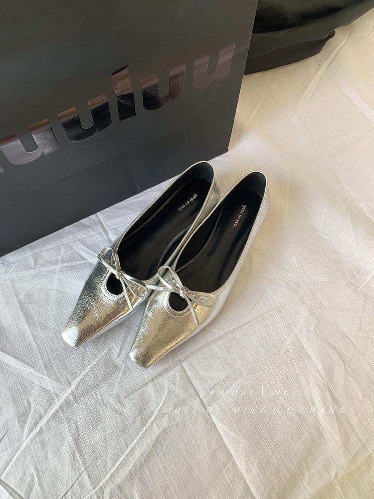 Fashion 2025 New Slip-On Outdoor Casual Comfort Basic Shoes On Heel Retro Mary Jane Daily Loafers Mules Women Roman Low Heel Ballet Shoe